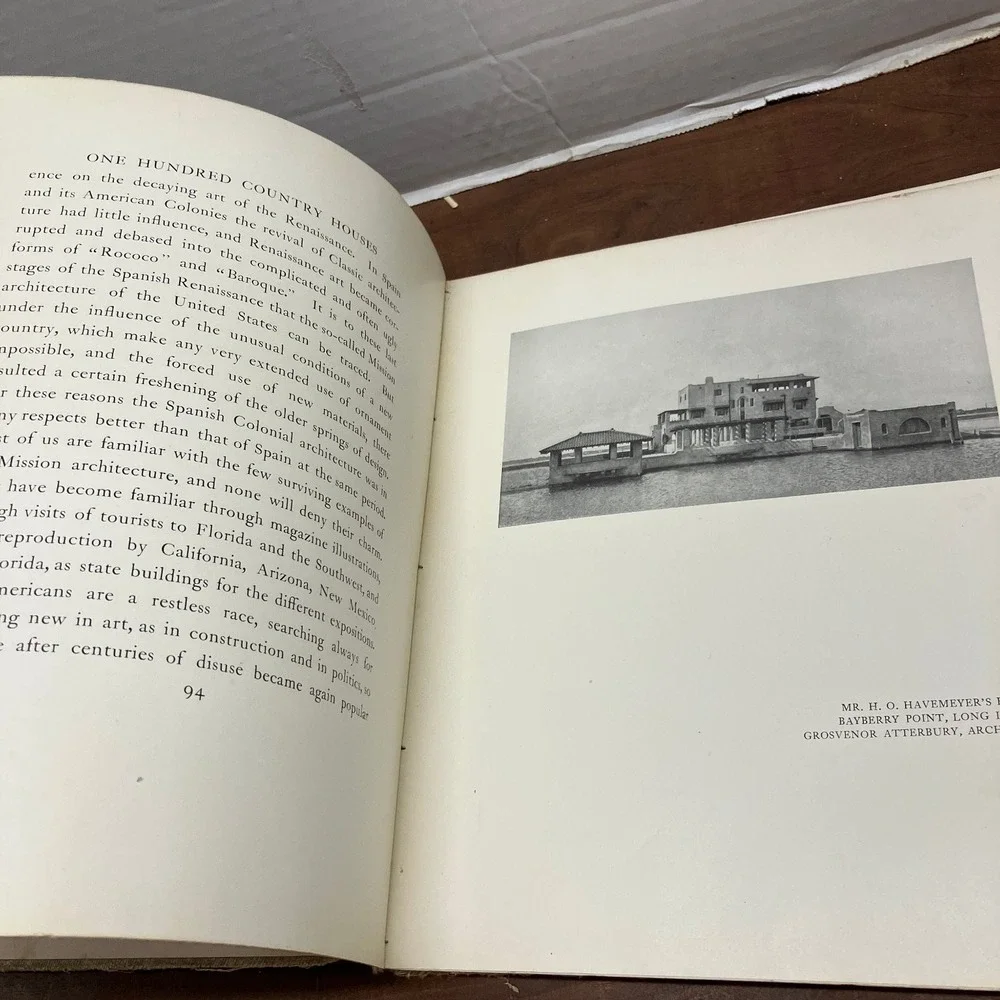One Hundred Country Houses Aymar Embury II 1909 First Ed Architecture Design